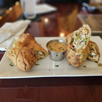 Thyme On The River - Jerk Chicken Eggrolls - Cajun/Creole Near Me - Portsmouth, Virginia Thyme On The River - Jerk Chicken Eggrolls - Cajun/Creole Near Me - Portsmouth, Virginia