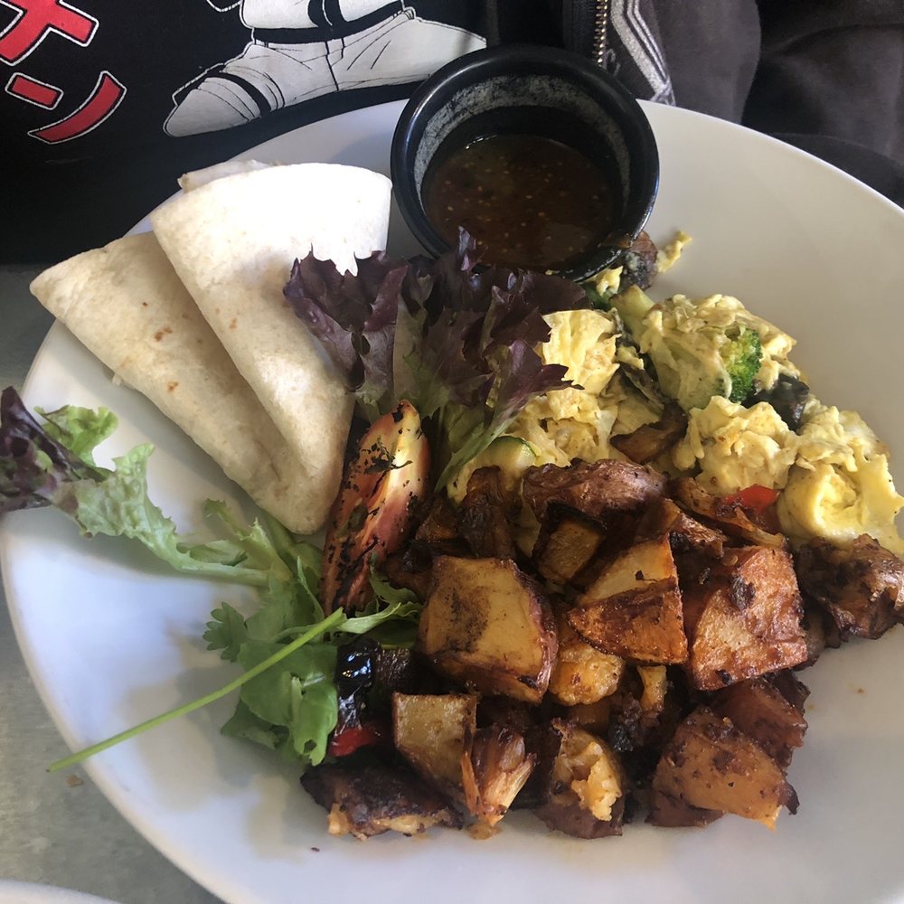 La Mo Cafe - Vegetable scramble before hair was found - Breakfast & Brunch Near Me - Turlock, California La Mo Cafe - Vegetable scramble before hair was found - Breakfast & Brunch Near Me - Turlock, California