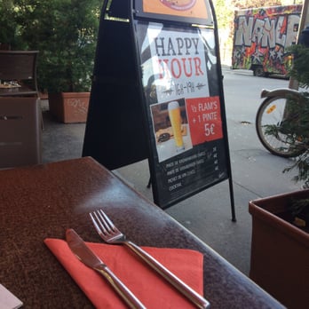 Flam's - HH from 4-7pm : 1/2 flam's + pint for 5€ - French Near Me - Paris, 75 Flam's - HH from 4-7pm : 1/2 flam's + pint for 5€ - French Near Me - Paris, 75