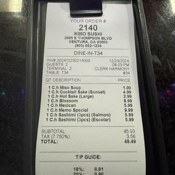 Kibo Sushi - Japanese Near Me - Ventura, California Kibo Sushi - Japanese Near Me - Ventura, California