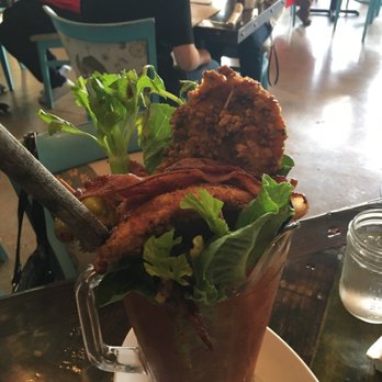 Farmer's Table - The "Amended" Barnyard Bloody Mary - New American Near Me - La Mesa, California