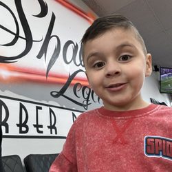 Shave Legends - Fresh haircut via Omar. Make sure to book your appointment via booksy app. Barbers were top notch with my son.