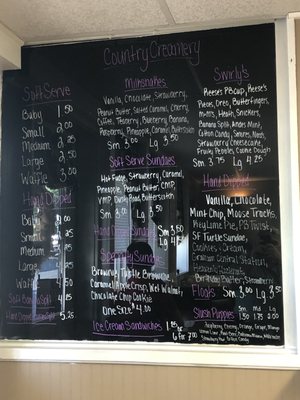 Menu photo 1 Country Creamery Selinsgrove, PA Menu photo 1 Country Creamery Selinsgrove, PA