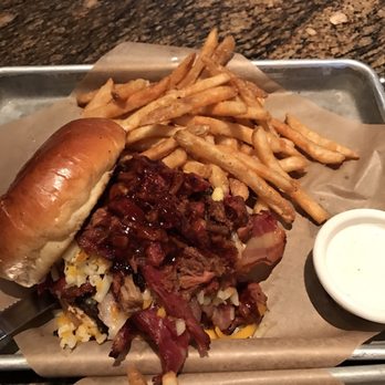 BJ's Restaurant & Brewhouse - Brisket Burger - New American Near Me - Tuttle, Ohio BJ's Restaurant & Brewhouse - Brisket Burger - New American Near Me - Tuttle, Ohio