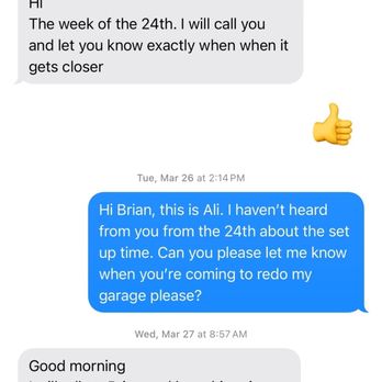 CPC Coatings - That's a text message between me and him - Painters Near Me