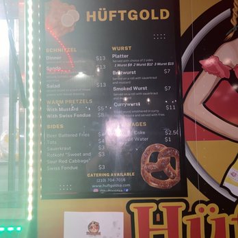 Hüftgold - Menu - Food Trucks Near Me