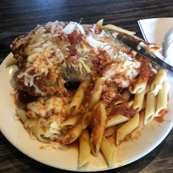 Comella's - Eggplant Parmigiana with Ziti - Italian Near Me - Wellesley, Massachusetts
