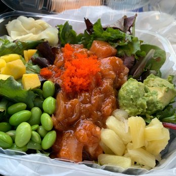 Ocean Poke - Spicy & regular salmon salad. - Poke Near Me - Murrieta, California Ocean Poke - Spicy & regular salmon salad. - Poke Near Me - Murrieta, California