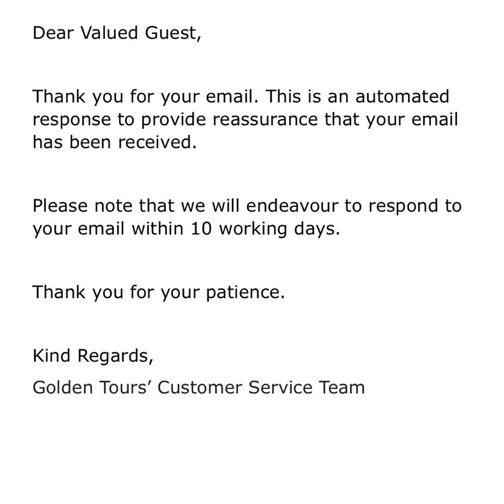 Golden Tours - Customer no services - Historical Tours Near Me - London, XGL
