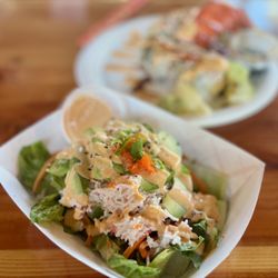 Flipside Bar And Carts - Crab Avocado Salad from Kenbu Sushi is so good!