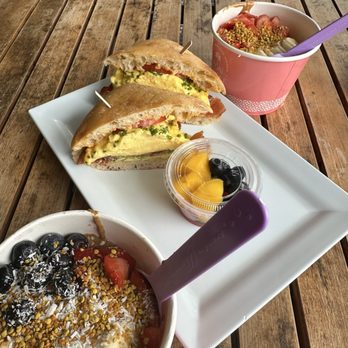 Acai Jungle Cafe - Acai bowls, Breakfast Eggs Sandwich with ciabatta - Sandwiches Near Me - Burbank, California Acai Jungle Cafe - Acai bowls, Breakfast Eggs Sandwich with ciabatta - Sandwiches Near Me - Burbank, California