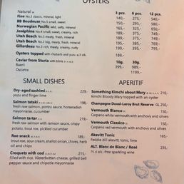 Menu in September 2025