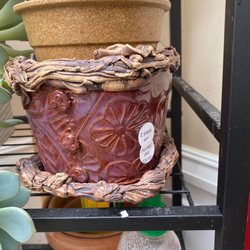 Pinecrest Fine Arts Gallery - Medium sized ceramic planter by a local artist