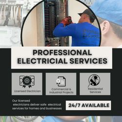 Licensed Master Electrician: Our team is led by a licensed contractor (ER13015534), ensuring professional, insured service.