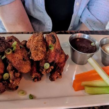 Crazy Horse - Dry rub with a side of sauce. Veggies this time were inedible. Old. - Steakhouses Near Me - Kanata, Ontario