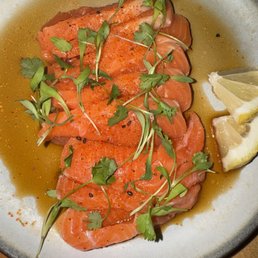 Salmon Crudo