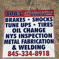 Bob's Automotive Repair - Their sign