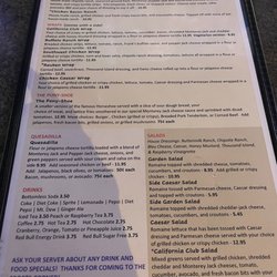 Sports Corner @ 124 - Menu