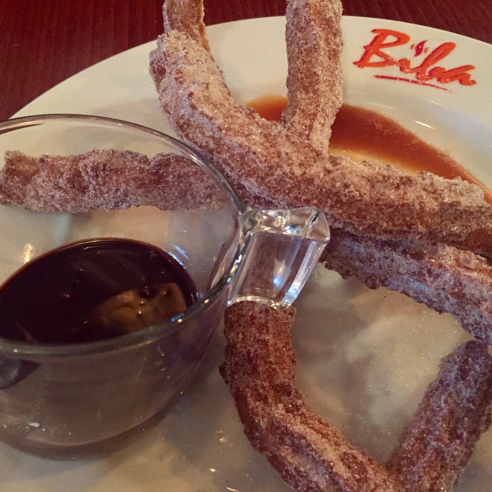 Biba - Churros with spicy chocolate sauce - Latin American Near Me - Beaver, Pennsylvania Biba - Churros with spicy chocolate sauce - Latin American Near Me - Beaver, Pennsylvania