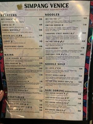 Menu photo 6 Simpang Venice Venice, CA