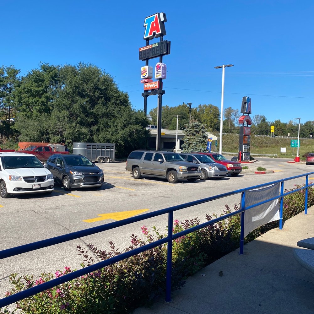 TA Sawyer - cars parked in a parking lot - Service Stations Near Me - Sawyer, Michigan