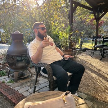 Copper Fox Distillery - Friend of mine with his Classic Old Fashioned - Distilleries Near Me - Williamsburg, Virginia