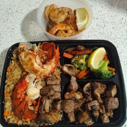 Lobster and New York Steak