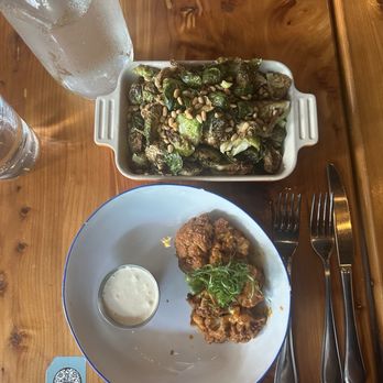 Retreat Gastropub - Buffalo Cauliflower and Brussel sprouts - Cocktail Bars Near Me - Saint Louis, Missouri