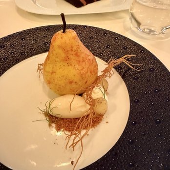 Bas Rouge - Pear yuzu dessert - Modern European Near Me - Easton, Maryland
