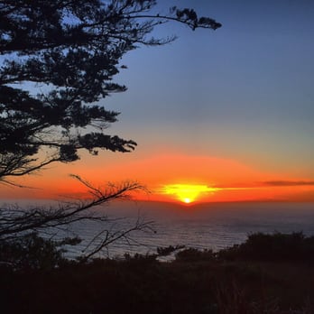Devil's Slide Coastal Trail - Sunset from a few days ago - Hiking Near Me - Pacifica, California