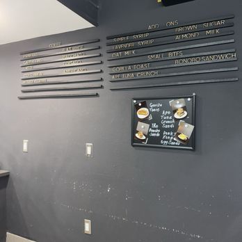 Ape Coffee - Very small inside. Just enough space to order and they have tables set up outside. Standing room only inside. - Cafes Near Me - Placentia, California