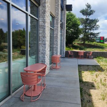Legends Coffee - Small patio seating area Dogs welcome - Coffee & Tea Near Me - Parker, Colorado Legends Coffee - Small patio seating area Dogs welcome - Coffee & Tea Near Me - Parker, Colorado