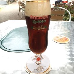 Kayüte - Detmolder Landbier mit zwei Blumen- siehe Glas-Stiel