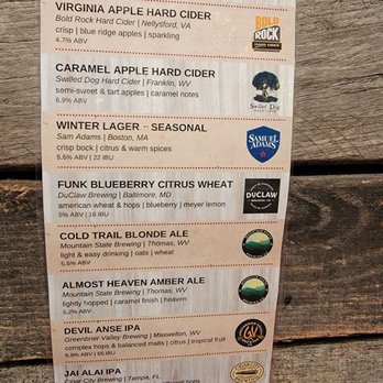 The Cider Press - Beers on tap - American Near Me - Inwood, West Virginia The Cider Press - Beers on tap - American Near Me - Inwood, West Virginia