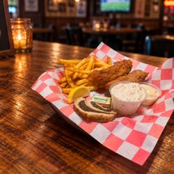 Murdock's - Two piece fried fish with fries, freshly made in house coleslaw.