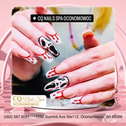 CQ Nails Spa - Fly into Halloween season with wicked nail designs at CQ Nails Spa!  Prepare to be amazed!