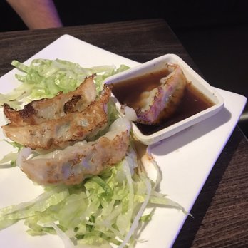 Moonga Sushi, Ramen & Bar - Gyoza - there were 6 but 2 disappeared before I could take the photo. - Sushi Bars Near Me - Lone Tree, Colorado
