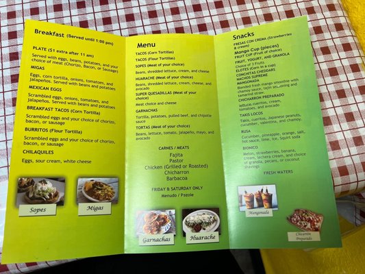 Menu photo 2 Silvia's Mexican Tacos & Snacks Arlington, TX Menu photo 2 Silvia's Mexican Tacos & Snacks Arlington, TX