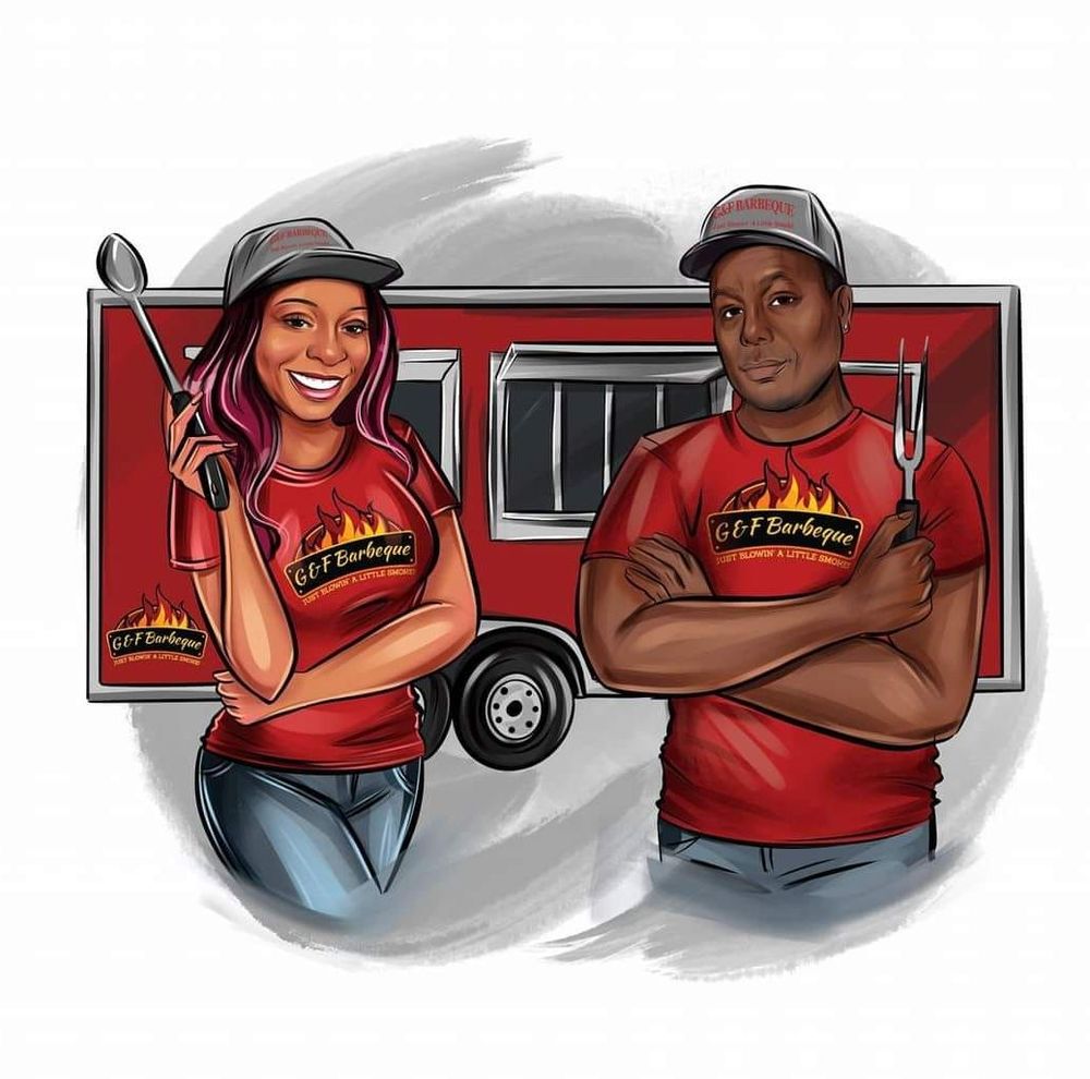 G & F Barbeque Logo