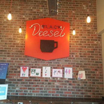 Black Diesel Coffee - The sweet sign on the interior brick wall - Coffee & Tea Near Me - Ann Arbor, Michigan Black Diesel Coffee - The sweet sign on the interior brick wall - Coffee & Tea Near Me - Ann Arbor, Michigan
