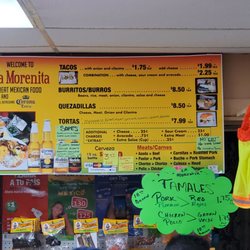 Tienda Mexicana - Menu
