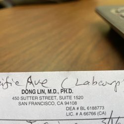 Dong D Lin, MD, PhD - Correct spelling is Dong Lin MD PhD