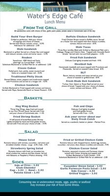 Menu photo 7 Water's Edge Cafe Port Canaveral, FL Menu photo 7 Water's Edge Cafe Port Canaveral, FL