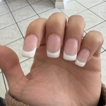 California Nails II - tips are super uneven nails are so thick - Nail Salons Near Me - Ontario, California