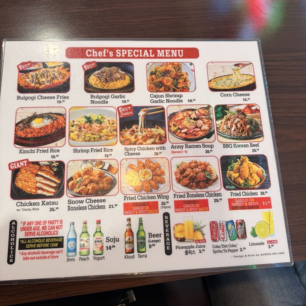 Luv Dduk - Menu - Korean Near Me - Cerritos, California