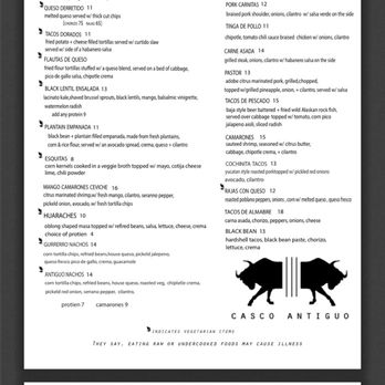 Casco Antiguo - Menu - Mexican Near Me - Seattle, Washington