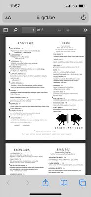Menu photo 1 Casco Antiguo Seattle, WA