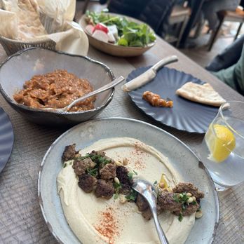 Rumis Kitchen - Lamb hummus - Persian/Iranian Near Me - Houston, Texas Rumis Kitchen - Lamb hummus - Persian/Iranian Near Me - Houston, Texas
