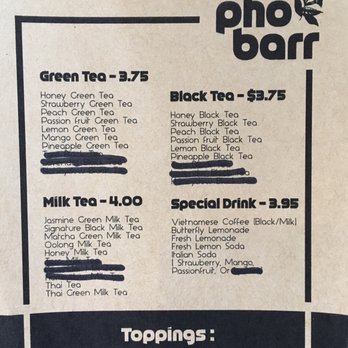 Pho Barr - Vietnamese Near Me - Webster, Texas