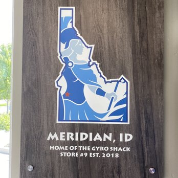 Gyro Shack - a sign for meridianid - Greek Near Me - Meridian, Idaho